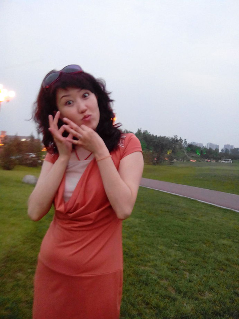 常艳微博晒最新个人照片