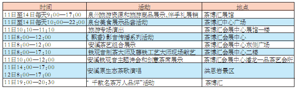 泉州茶文化旅游节活动精彩