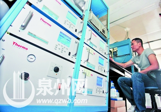 六台仪器监测空气质量六指标