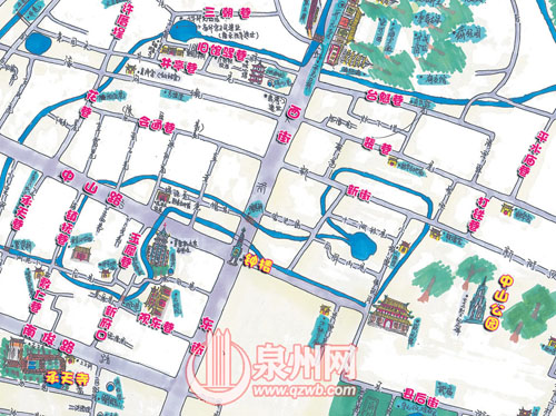 泉州 泉州新闻 正文 漫步泉州西街,小巷里的飞檐翘角呈简短的燕尾状