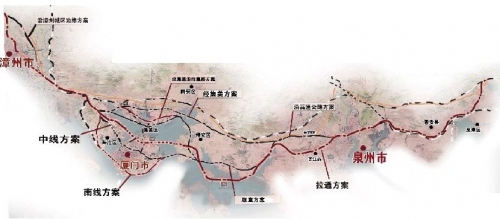 厦漳泉城际轨道规划图