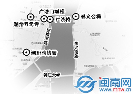 潮州牌坊街地图