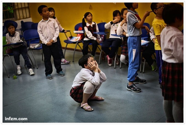 广州市某个英语培训学校里