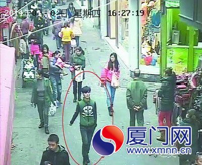 　　图侦找出嫌疑男子