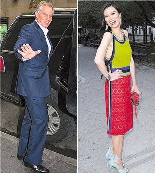 国际新闻 正文    新闻集团主席默多克前妻邓文迪与英国前首相布莱尔