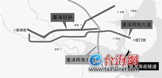 厦漳同城大道路线图