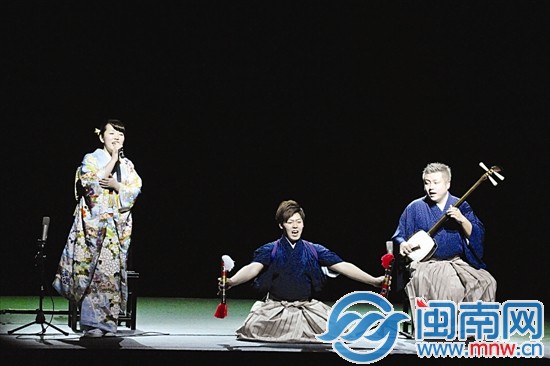 日本横滨演出团带来视听盛宴 尺八津轻三弦共