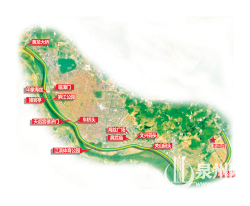 滨江亲水慢道串点成线