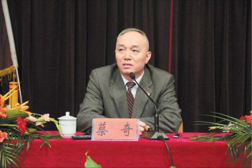 浙江省副省长蔡奇