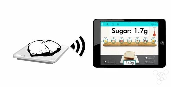 SITU智能电子称：告诉你食物卡路里及营养成分1