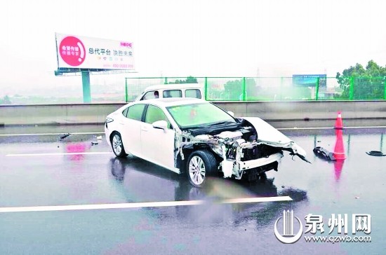 晋石高速发生一起交通事故