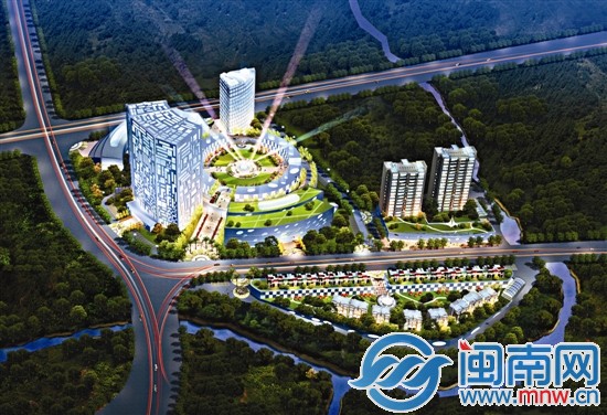 德化新华玉瓷文化产业园鸟瞰图