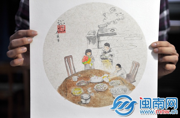 昨天,陈安完成了这幅画