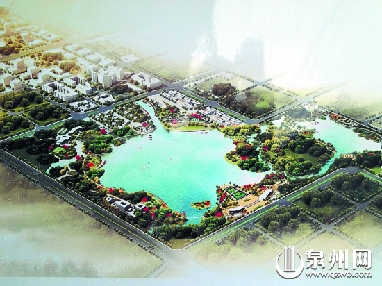 西华洋滞洪区规划效果图