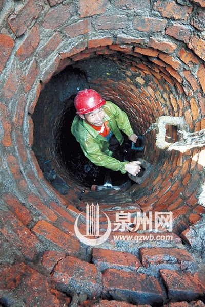 泉州市有关部门抓紧对地下排污管网进行检查