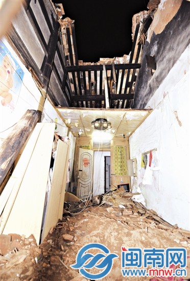 老旧古厝屋顶塌落，租住在此的老伯被埋身亡