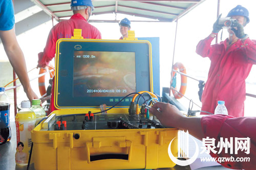 水下拍摄的内容可以在设备上显示