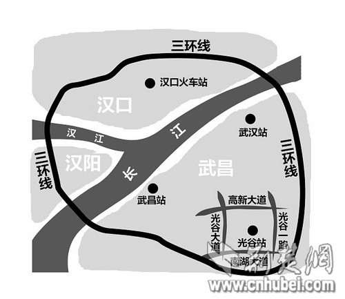 光谷火车站拟十月开工建设 位置规划图