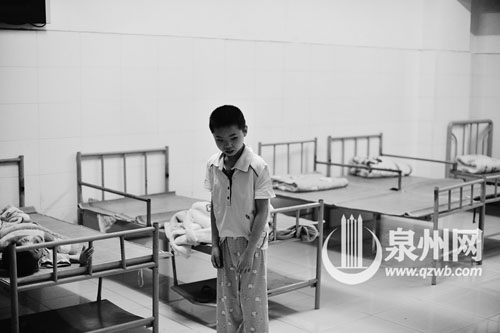 孤独的福利院儿童