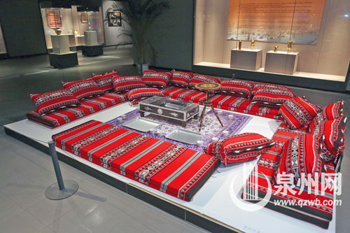 伊斯兰国家捐赠品展中的科威特客厅