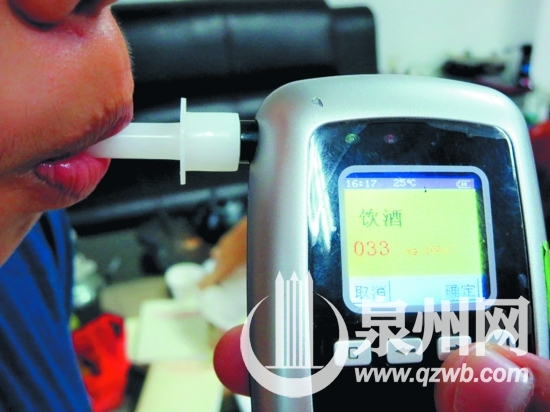 吃下一颗荔枝后，吹气测试显示饮酒