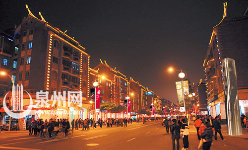 新门街沿街夜景