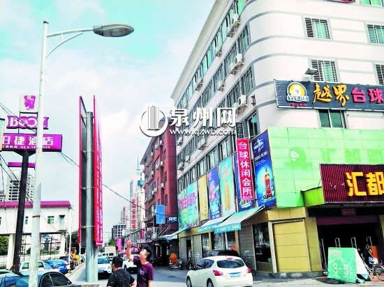 田淮路的路灯形同虚设