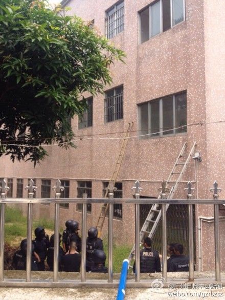 中山三角镇四海学校发生挟持人质事件