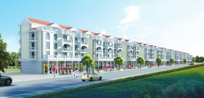 莲美新村透视图。