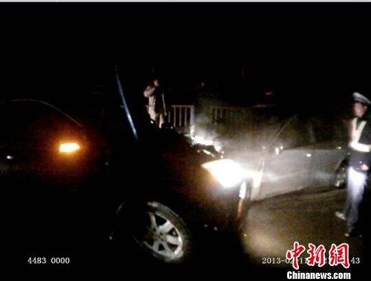 科长撞死公安局纪检书记 事故现场