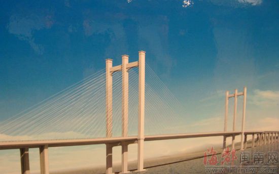 泉州首座跨海大桥规划效果图