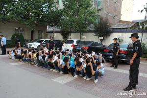 陕西西安临潼警方抓获传销人员418名 大学生占40%最小