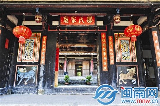 郭氏家庙陈列着许多红军用过的物件